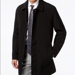 Kenneth Cole Revere Black Coat with Zip out Liner